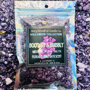 BOO'D UP & BUBBLY Sizzling Room Salt Crystal Potpourri: Floral Bubble Bath Scent